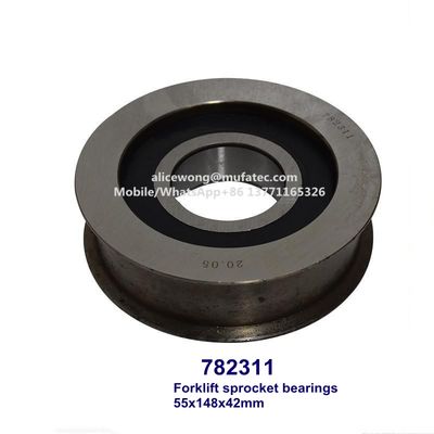 782311 forklift sprocket bearings non-standard ball bearings 55x148x42/34mm